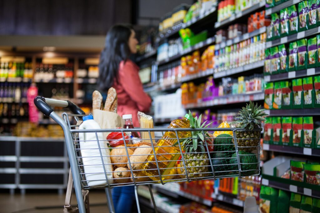 Various groceries in shopping cart
By WavebreakmediaMicro